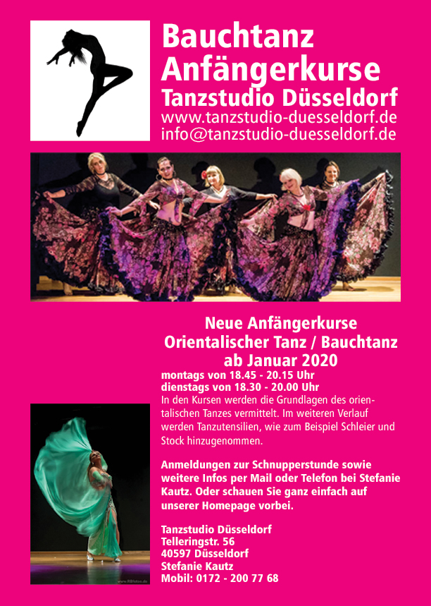 Neue Tanzkurse orientalischer Tanz / Bauchtanz